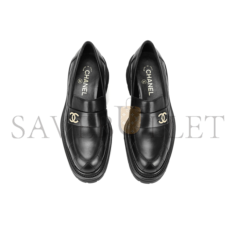 CHANEL WOMEN’S LOAFERS BLACK G45074